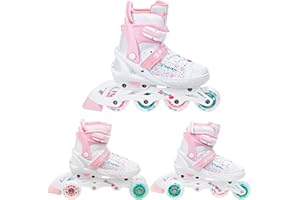 RAVEN Patines en línea 3 en 1 ROSI con Rueda LED Ajustable