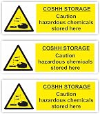 Cartello COSHH Store – Plastica Semi Rigida 150x200 Mm – Per Interni/Esterni – Avviso Di Sicurezza - 2
