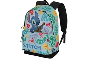 Disney Lilo et Stitch Guitar-Sac à dos HS FAN 2.2, Vert, 31 x 44 cm, Capacité 24 L