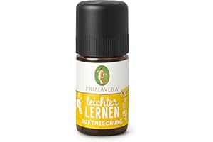 ‎PRIMAVERA PRIMAVERA Kids Leichter Lernen Duftmischung 5 ml - Aromaöl, Duftöl, ätherisches Öl, Aromatherapie - konzentrationsfördernd, motivierend - vegan