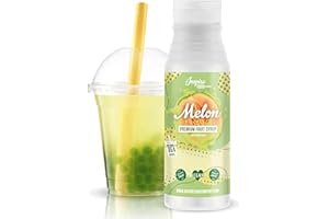 The Inspire Food Company Original Fruit Syrup For Bubble Tea Mix - 300ml | Honeydew Syrup For Bubble Tea, Boba Tea, Smoothies, Slushes & Ice-Blended | 100% Vegan, Glutenfree With No Artificial Colors