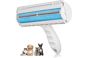 MILIWAN Spazzola Togli Peli Animali Rullo Toglipeli Riutilizzabile e Lavabile per Rimozione Peli di Cani e Gatti da Tessuti, Vestiti e Divani [AGGIORNATO]