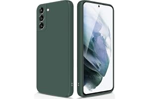 GiiYoon Silikon Skal Kompatibel med Samsung Galaxy S21, Silky Soft Touch Skal med Hela Kroppen, Stötsäker Case med Mikrofiber