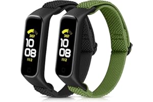 Vodtian Elastyczna bransoletka kompatybilna z Samsung Galaxy Fit 2, dla kobiet i mężczyzn, regulowana bransoletka zastępcza, nylonowy pasek do zegarka Galaxy Fit 2