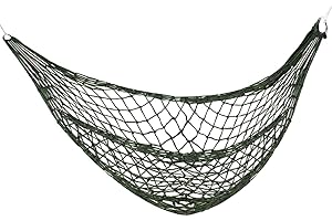 Hamac de Camping – Jardin, Voyage, randonnée, randonnée, Survie – Nylon – Léger et Durable – Supporte jusqu'à 200 kg de Poids – par TRIXES