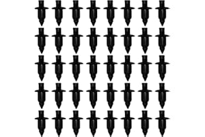 CLKE Rivetto in plastica, clip di fissaggio per auto, 40 pezzi clip di fissaggio corpo per Yamaha/Suzuki/Kawasaki/Forza, clip di carena in plastica foro da 6 mm