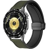 Rongep Huawei ile Uyumlu Hybrid Loop 22mm Kordon GT6/GT6 Pro/GT5/GT5 Pro/GT4/GT3/GT3 Pro/GT2/GT2 Pro 46mm i&ccedil;in Manyetik Toka 