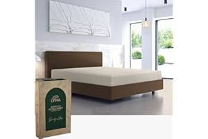 LYMA Bedding Fitted Sheet King, Deep Pocket 30CM, OEKO-TEX Certified, Ultra Soft Nanoplush Double Brushed Quick Dry Fabric, Shrink Wrinkle & Fade Resistant, Easy Care Elastic Bottom Sheet (Beige)