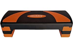 GRABACZ Step Board, Aerobic Board, Multifunctional Trainer, Height Adjustable Exercise Stepper, Stepbench, Home Stepper, Excellent Home Fitness Workout Equipment, Nonslip Stepper