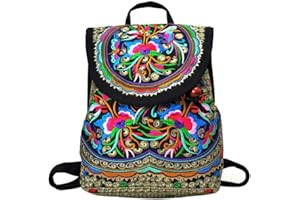 DMZK Borsa a Tracolla Donna,Zaino in tela Vintage,Zaino per il Tempo Libero