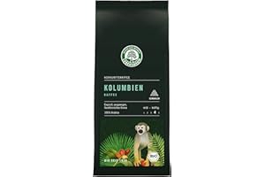 Lebensbaum Kolumbia kawa mielona, bio kawa ze 100% ziaren Arabiki, kawa palona, kawa Arabica o łagodnym i aromatycznym smaku, wegańska, 250 g
