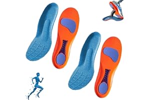 EHOTER Norelie Comfy Sole Insoles, Comfysole Insoles Norelie for Bunions, Norelie Comfy Sole Insoles for Bunions, Norelie Orthopaedic Insoles for Men and Women (4-5.5/9.45",Orange 2 Pair)