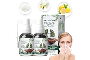 Herbal Lung,Herbal Spray Cleansing Lung,Poumons Nettoyage,Spray Respiratoire Aux Herbes, Kaluofan 2 Pezzi Aafa Herbal Spray,Spray Nettoyant des Poumons Aux Herbes,Essence de Soin du Corps Aux Herbes