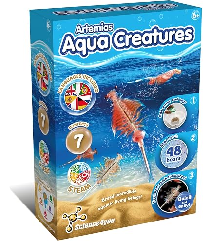 Kosmos Triops World | Kit De Cría De Cangrejos Prehistóricos | Incluye Huevos, Comida Y Arena | Experimento Educativo Para Niños De 8 A 14 Años