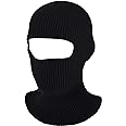 Geyoga Balaclava Face Mask Soft Breathable Multipurpose Windproof Balaclava 1 Hole Knitted Ski Mask Balaclava Adult Winter Motorcycle Balaclava