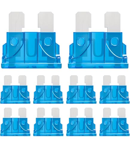 8 Fusibles Plat Micro III Restagraf - 5 à 15A, 32V - Pour Protection Circuits Auto