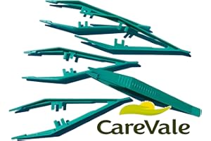 CAREVALE Medical First Aid Disposable Plastic Forceps Tweezers Foreign Body 13 cm (5)