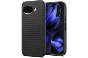 Spigen Liquid Air Coque Compatible avec Google Pixel 9a [Souple] - Noir Mat