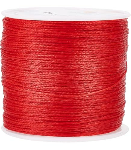 Lint en draad en koord :: Koorden :: Waxkoord :: Waxkoord 0.5 mm creme