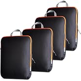 OW-Travel Travel Compression Bags for Suitcases, Packing Cubes 4 Pcs M | Travel Suitcase Organizer, Packing Cubes Compression