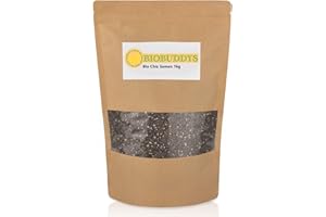 ‎BIOBUDDYS Bio Chia Samen 1kg - | vegan, glutenfrei, Rohkost-Qualität | Bio