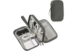 MCISKIN Organizer elektroniczny, podróżny organizer na kable torba torba akcesoria elektroniczne torba do przenoszenia przenośna wodoodporna podwójna warstwa torba do przechowywania wszystkiego w jednym na