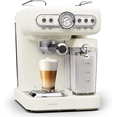 Produktbild von Vitinni Espressomaschine, Professionellem Milchaufschäumer, 15-bar-Druckpumpe, Milchschaumdüse, 1450 W, Inkl. Barista-Kit