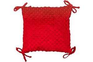 ‎TOTSY BABY Totsy Baby Kuschelkissen Kinder 35x35 cm Zierkissen - Minky Dekokissen mit Füllung und Bezug Deko Kissen Kinderzimmer Rot