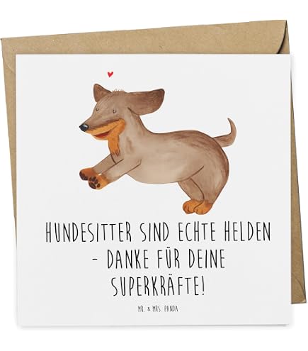 Mr. & Mrs. Panda Postkarte "Spitz Moment" Für Hundefreunde | Hochglanz, 15x10 Cm, Perfekt Als Geschenk Oder Einladung