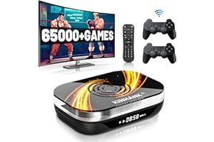 HiAvenire Super Console X3 Plus Retro Game Console with 65000+Games,EmuELEC 4.6/Android 9.0/Video and Audio System,2.4G+5G,Video Game Console Compatible with 40+Emulators