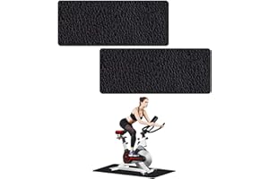 MINZHI 2 pezzi Tappetino di protezione per pavimenti, Tappetino antiscivolo e ammortizzante, Tappetino per tapis roulant, spessore 0,6 cm, adatto per tapis roulant, tappetino fitness insonorizzato