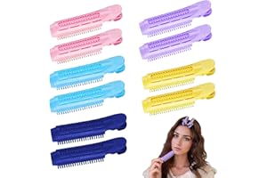 FloralGrace 10 mollette volumizzanti per capelli grandi bigodini per capelli volume e pienezza, fermagli volumizzanti, clip per capelli antiscivolo per un maggiore volume