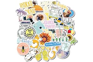 Homo Trends Lot de 50 autocollants mignons, imperméables et esthétiques en vinyle - Style Kawaii, pour filles et adolescents - bouteilles d'eau, ordinateur portable, skateboard, bagages