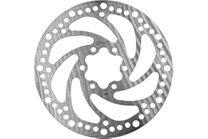 airwak 145 mm Scooter Disque de Frein Rotor Pad 6 Trous Arrondi Compatible avec KAABO Wolf Warrior 11(Ancienne version)/SKYWALKER 10 Trottinette électrique - Pièces de frein