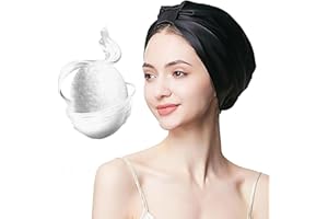 SYXLS Natural Silk Bonnet do Spania, 100% Pure Mulberry Silk Czapka do Spania dla Kobiet Pielęgnacji włosów, Mulberry Silk Czapka do Spania dla Kobiet Pielęgnacja Włosów