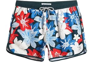 MaaMgic Bañador 5.5" Hombre de Natación Secado Rápido Interior de Malla 4-Way Stretch