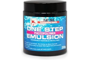 Flat Fox Emulsión de fotopolímero de un paso presensibilizada, exposición a serigrafía (250 ml)