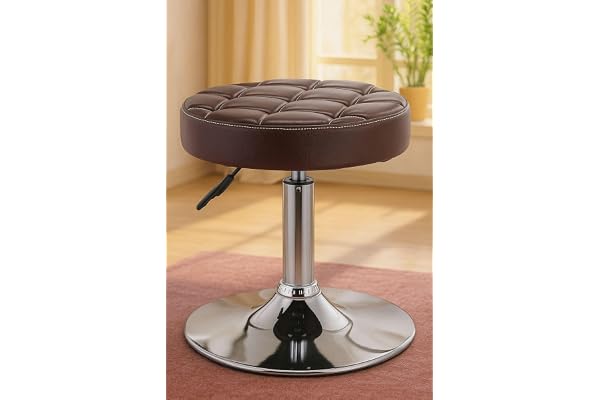 Finch Fox Revolving Stool for Home, Office, Shop, Hotel, Medical, Doctor, Warehouse, Garage, bar, Music Room for Bedroom, Dressing Table (Chocolate)