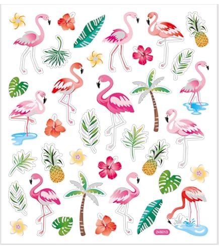 Gezicht Stickers Tropisch Hawaii
