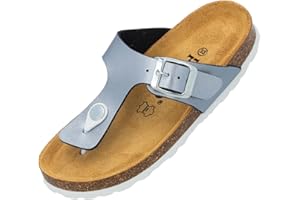 Palado Zehentrenner Mädchen Kids Kos G Metallic – gefertigt aus hochwertigem Materialmix – Made in Spain – komfortables Weichfußbett – stylisches Metallic-Design