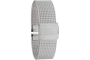 Eichmüller BandOh Edelstahl Milanaise Uhrenarmband PVD vergoldet