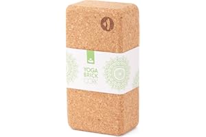 ‎BODHI Bodhi Yoga Block Kork Brick | Einzeln & als Set | 100% Naturkork – Universal Yogaklotz | Umweltfreundlich & Nachhaltig | Tool für deine Asanas, Stretching & Regeneration