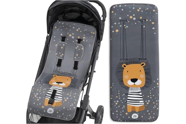 Colchoneta Silla Paseo Universal Transpirable verano,Cojín Silla de Paseo para el Cochecito y Asiento de Carro (08)