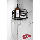 Sas Haus Yapışkanlı &Ouml;m&uuml;r Boyu Paslanmaz Kristal Ayarlanabilir Raf Banyo D&uuml;zenleyici Şampuanlık LK-01 SS