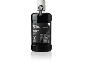 Ecodenta Extraordinary Teeth Whitening Mouthwash Alcohol Free - Fluoride Free Mouth Wash for Bad Breath 500ml