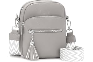 Atgbiem Pochette Bandoulière Femme Sacoche Femme Bandoulière Pochette Telephone Portable Petit Sac Bandouliere Femme Noir