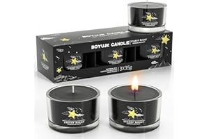 BOYUJK Candele profumate regali per donne | Set regalo per Anxiety | 3 candele profumate in vetro | Regali di relax per la notte delle donne
