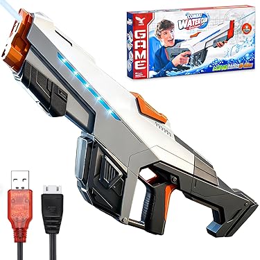 MOZOOSON Waterpistool voor kinderen met groot bereik tot 8-10 meter, 750 ml, speelgoed voor meisjes en jongens, geschikt voor ijsblokjes