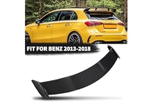 MONREBO Glossy Black Car Rear Spoiler Wing Compatible With Mercedes Benz A Class W176 2013-2018 Trunk Tail Spoiler Lip Wing Car Body Kits