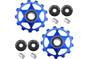 The Lord of the Tools 2pcs 13T Poulie de Dérailleur Roue Poulie de Roue Jockey Compatible avec Shimano Compatible avec SRAM 8 9 10 11 12 Vitesses Dérailleurs